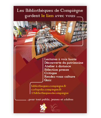 Panneau Decaux pour les Bibliothèques