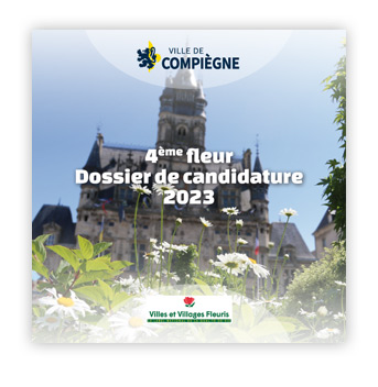 Dossier de candidature pour l'obtention de la 4&egave; fleur pour le ville de Compiè (obtenue !)