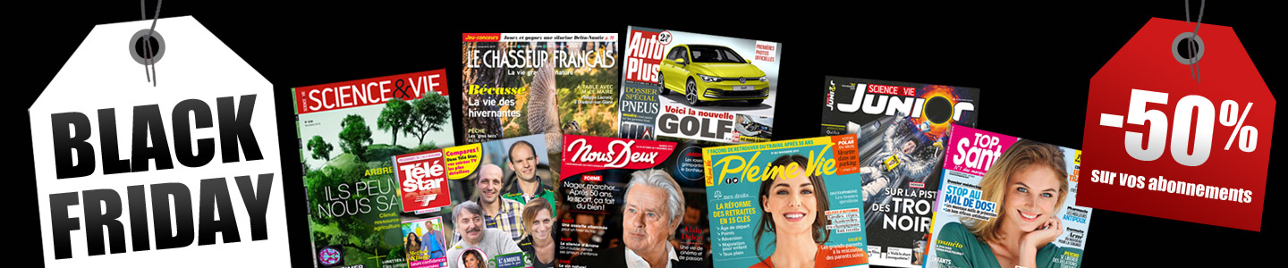 Abonnements multi-titres à l'occasion du Black Friday