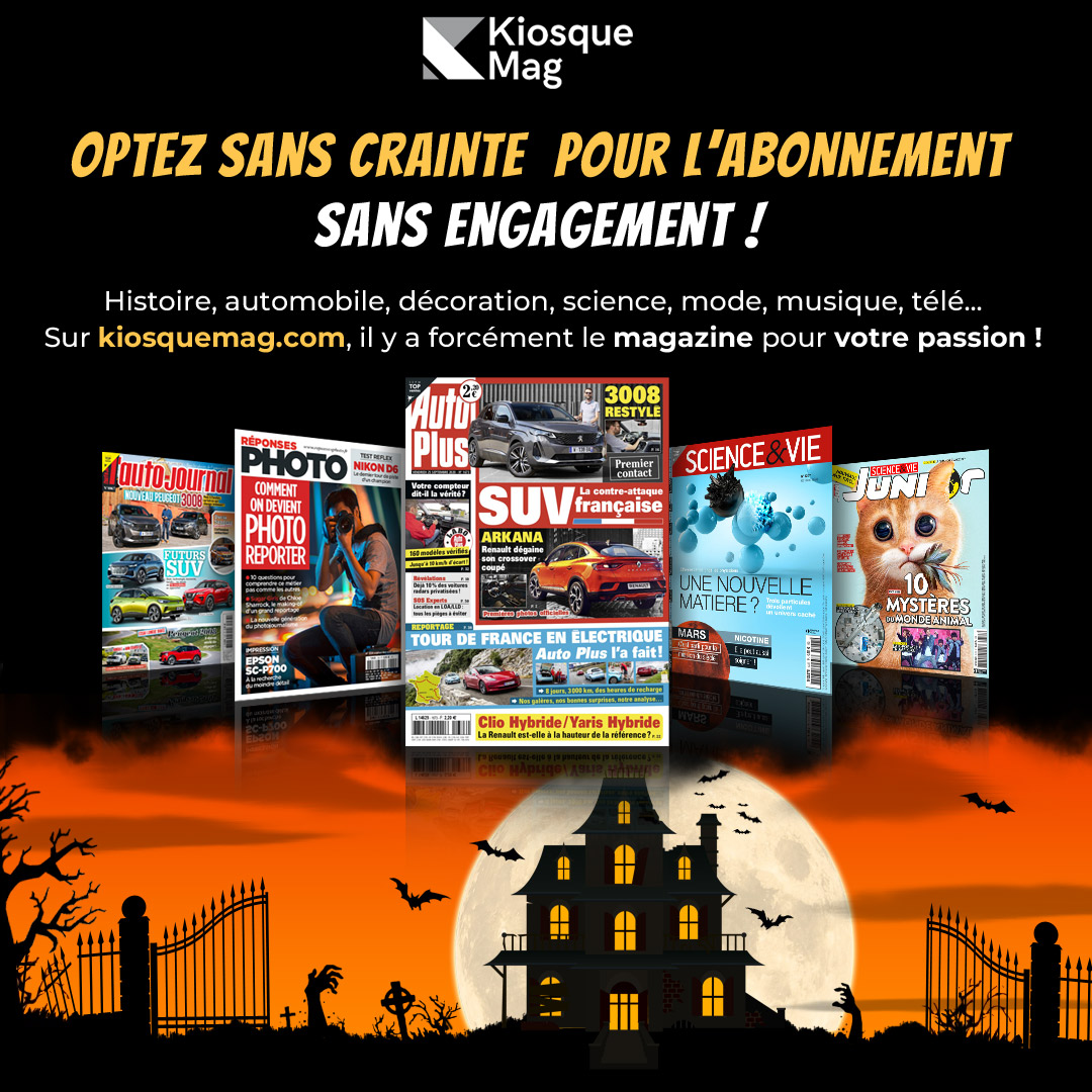 Pavé Facebook pour des abonnements à l'occasion d'halloween